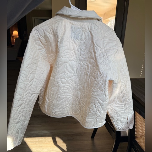 NWT Sold Out Free Assembly Quilted Collar Jacket in Cream - Picture 4 of 7